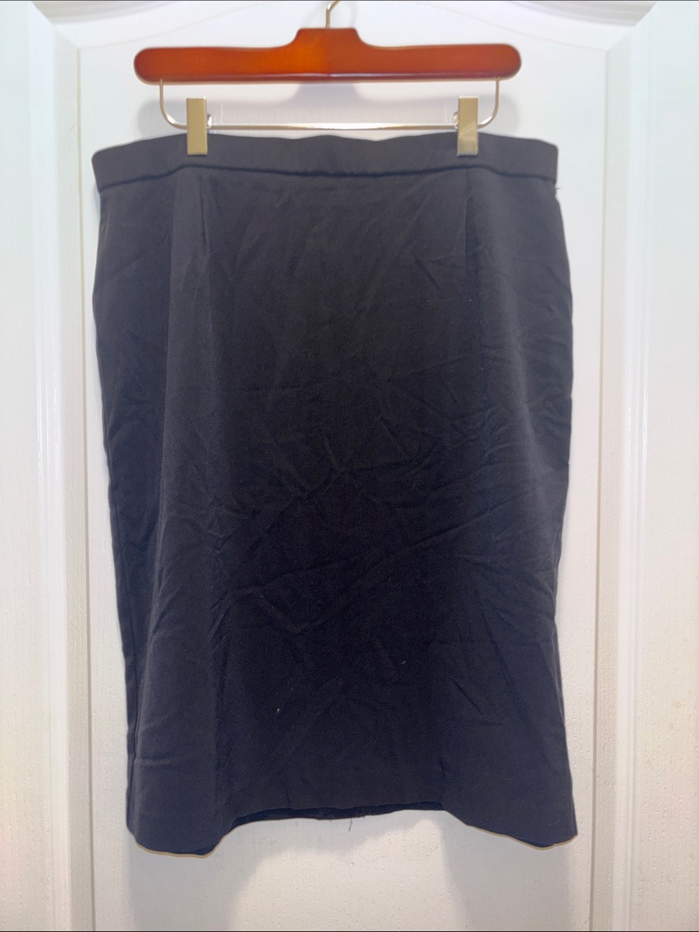 Briggs New York Black Pencil Skirt Size 14